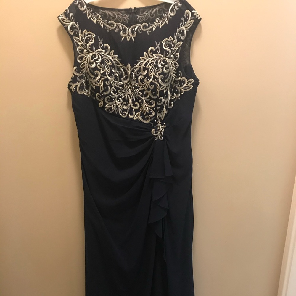 David’s Bridal mother of the bride Navy Blue